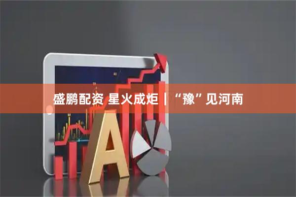 盛鹏配资 星火成炬｜“豫”见河南